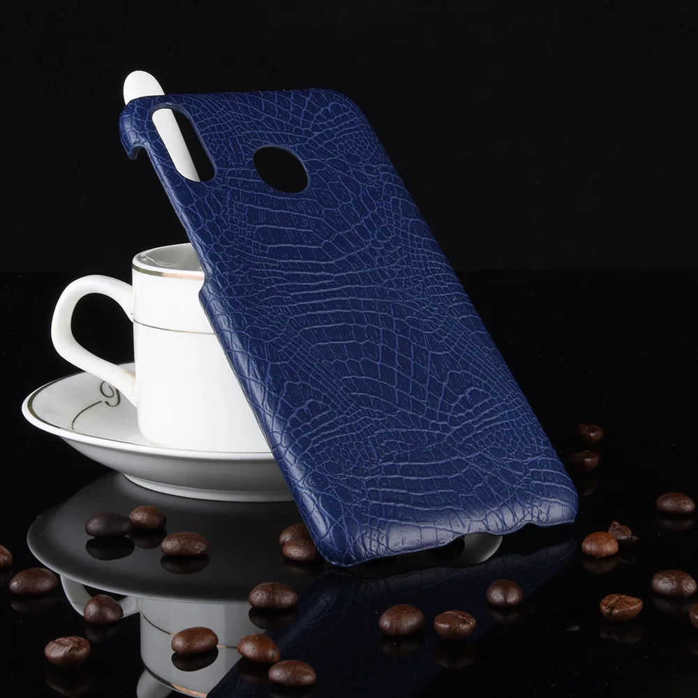 Blue Для samsung A10 20 30 40 50 60 70 90 чехол с узором «крокодиловая кожа» чехол для телефона для A20E A9S A750 ProLuxury из искусственной кожи чехол coque - Цвет: Blue