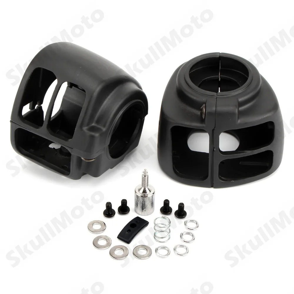 Черный комплект для мотоцикла Harley Sportster Iron 883 1200 48 72 XL 2014 2016|switch housing|switch housing