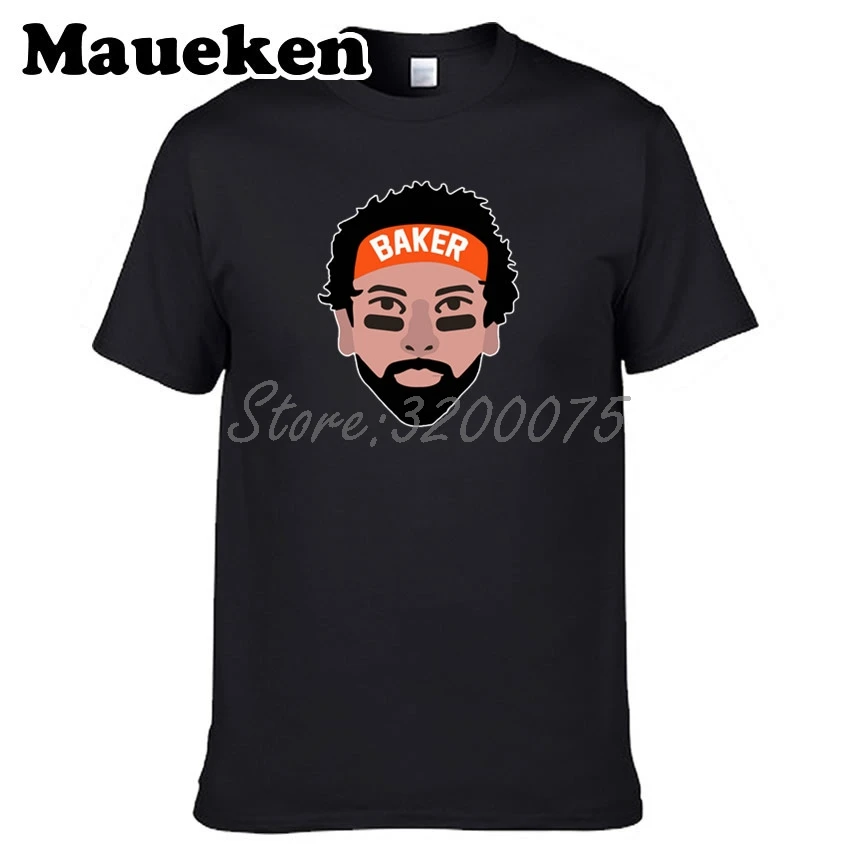 Мужская футболка с круглым вырезом Baker Mayfield 6 Cleveland для фанатов W18042909|Мужские