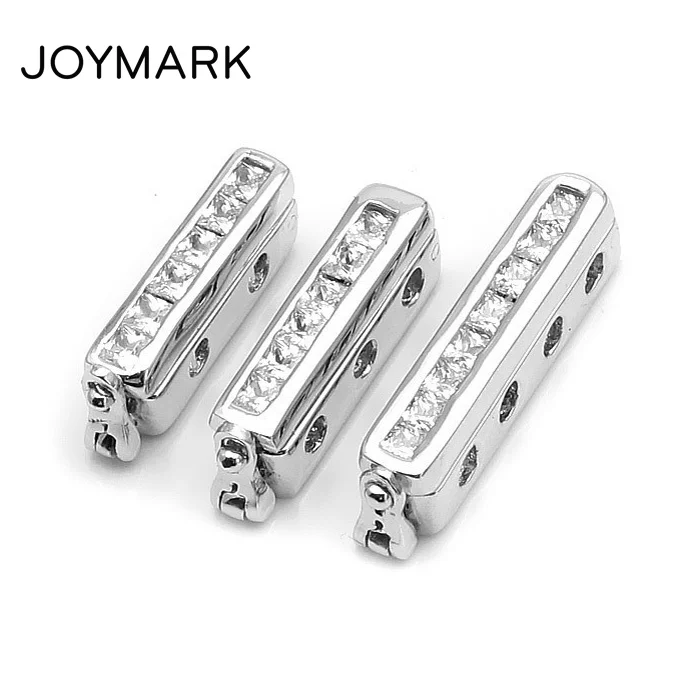 Застежки из серебра 925 пробы с микрозакрепкой 2/3/4 нити|clasp magnetic|clasp beltclasp clip |