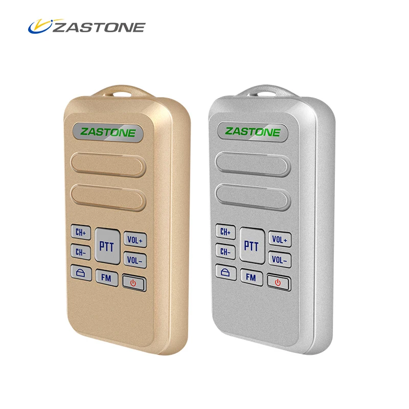 2 шт./лот мини портативной рации ZASTONE Mini6 Портативный рация 2 W 16CH 1000 mAh UHF 400-470 МГц двусторонней радиосвязи КВ трансивер