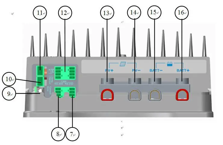EPEVER 60amp ET6415BND автоматическая работа 12В 24В 36В 48В mppt контроллер солнечного заряда