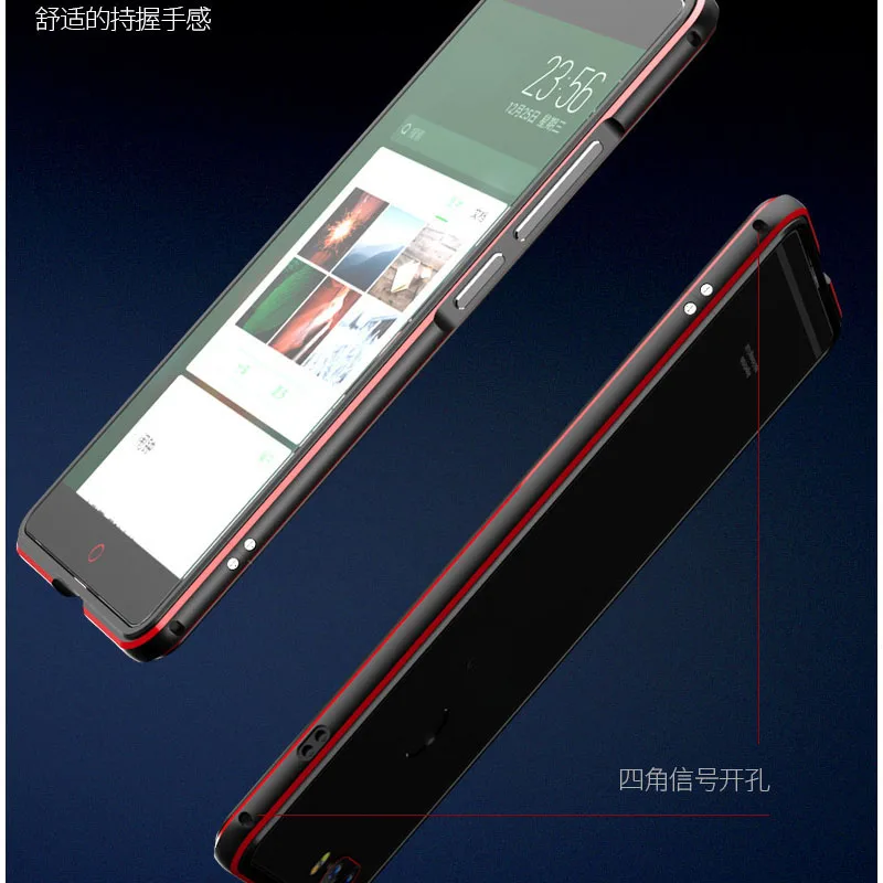 Оригинальный Роскошный бампер для zte nubia z17S NX595J ультратонкая алюминиевая