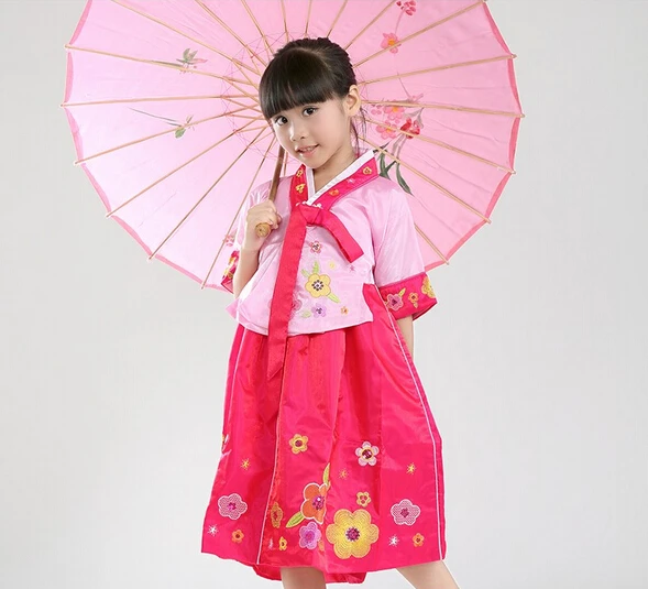 Традиционные японские кимоно юката цветное детское платье Hanbok Детские корейские