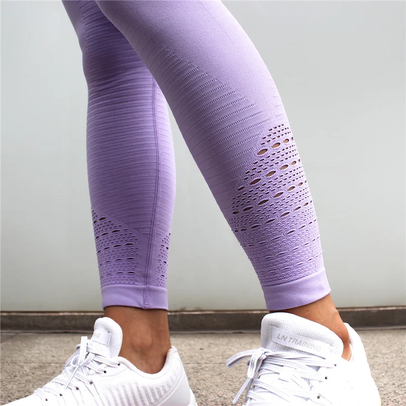 

Women Sport Leggings Gym Tights Running Pants Seamless High Waist Yoga Pants Tummy Control Push Up Stretchy Fitness Leggings
