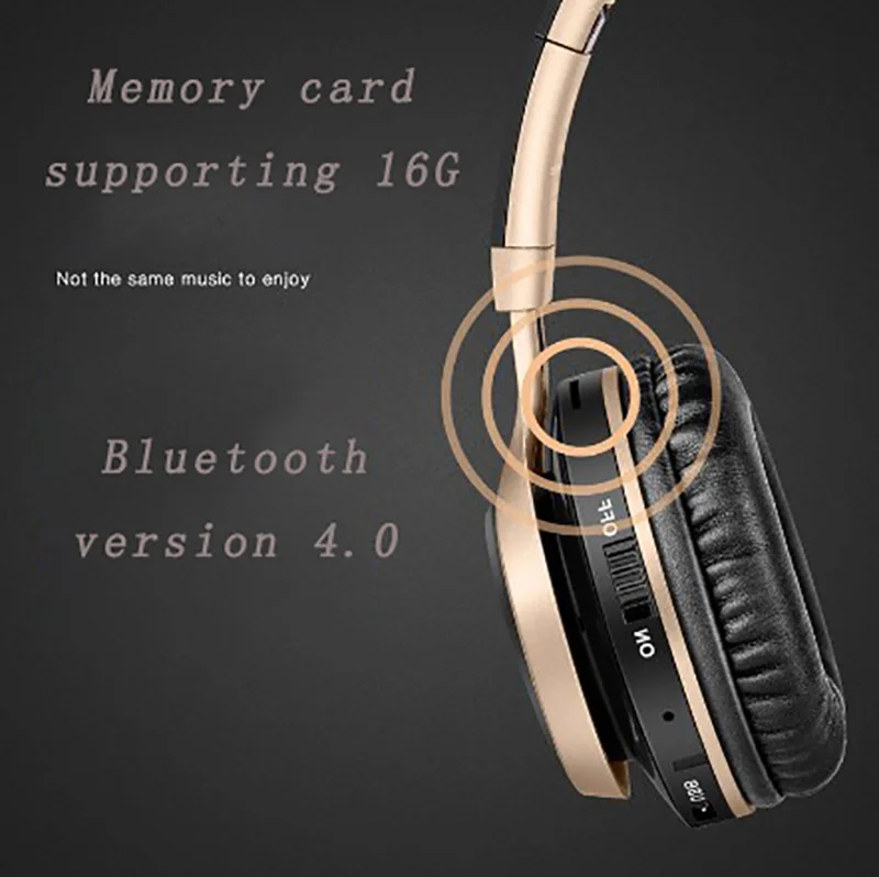 Умные Bluetooth наушники с шумоподавлением басов, Поддержка карт памяти, беспроводные и проводные, свободно переключаемые английские голосовые подсказки