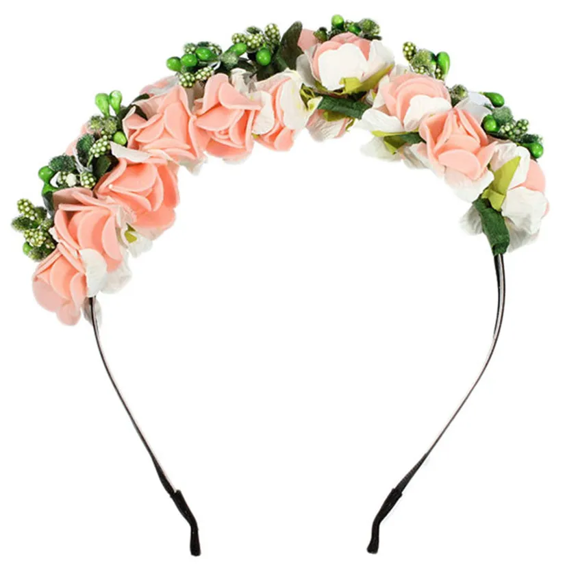 Корейский стиль лента для волос Тип Свадебный держатель венок обруч невесты