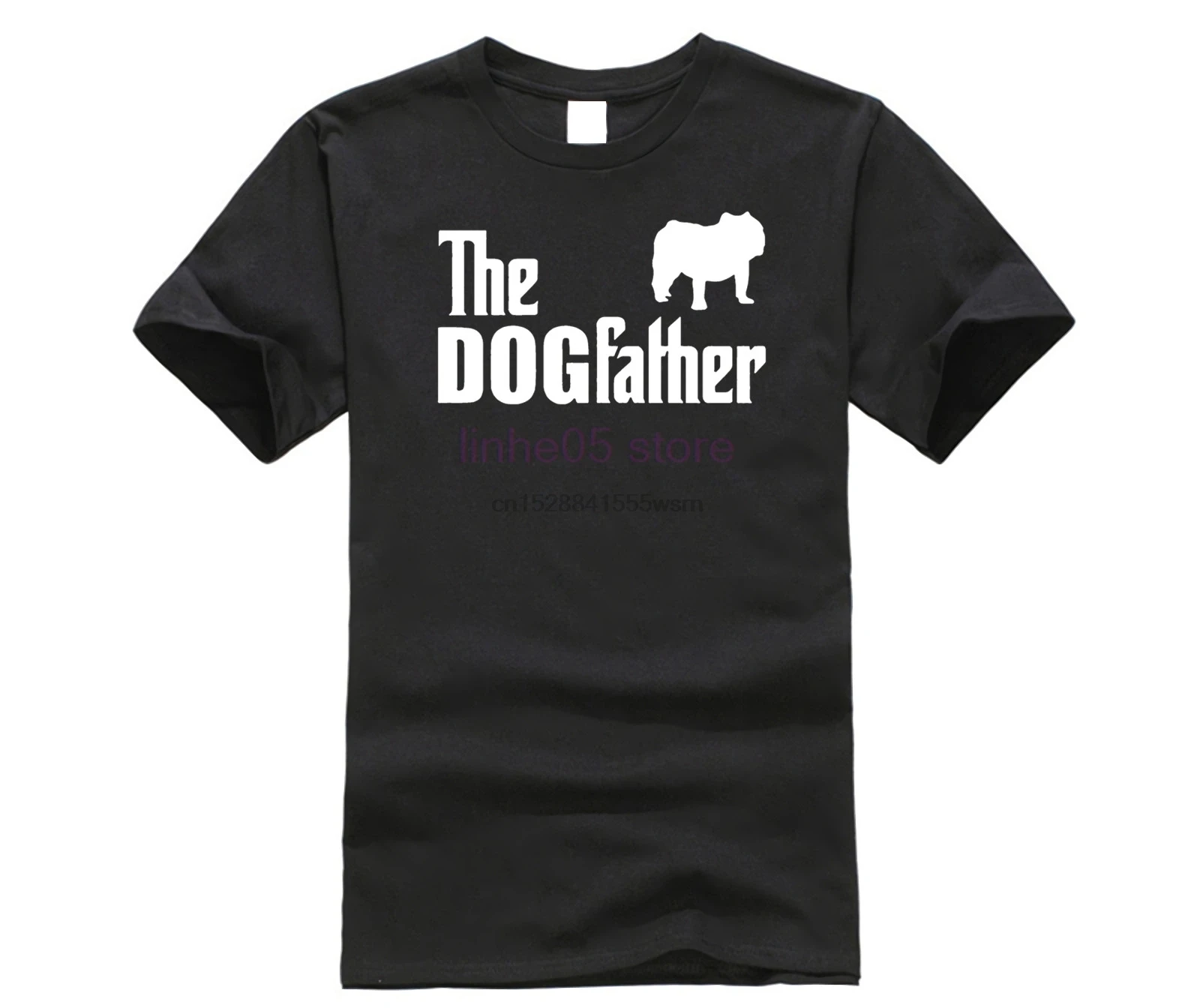 Брендовая одежда Крестный отец английская собака породы бульдог забавная