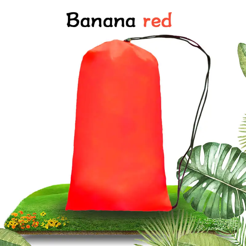 Banana Red Новинка! Распродажа! Высококачественный надувной диван с бананом, удобный спальный мешок, портативный нейлоновый спальный мешок - Цвет: Banana Red