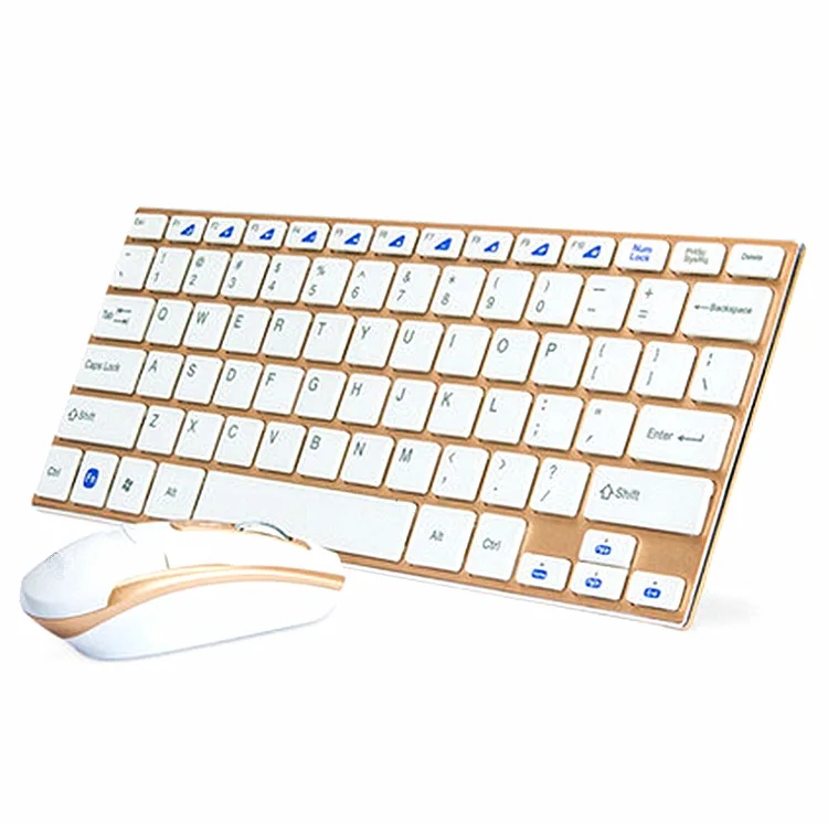 MAORONG TRADING Мини Беспроводная Оптическая Мышь Тонкий Алюминиевый Чехол Для imac Набор
