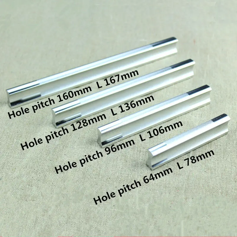 Алюминиевая ручка в минималистичном стиле 78 167 мм|hardware springs|handle buckethardware assembler |