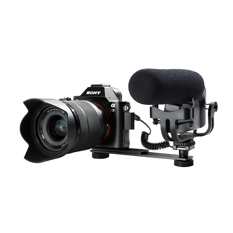 Алюминиевый адаптер для холодного башмака с микрофоном и кронштейном Zhiyun Smooth 4 Q