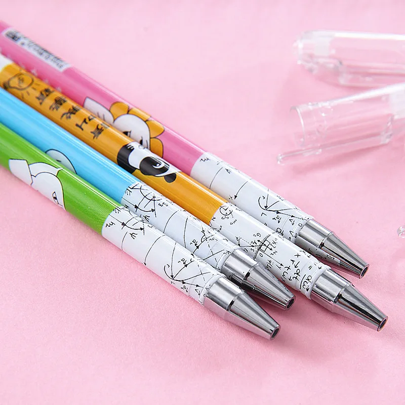 Стираемая каваи 4 шт гелевая ручка 20 чернил черный 0 5 мм Заправка дети милые