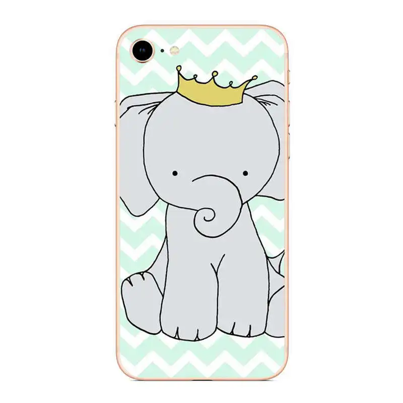 Мягкие силиконовые чехлы для телефонов Kulia Tribal Tattoos Elephants iPhone 6 6S 7 8 plus 5S SE X Capinha |