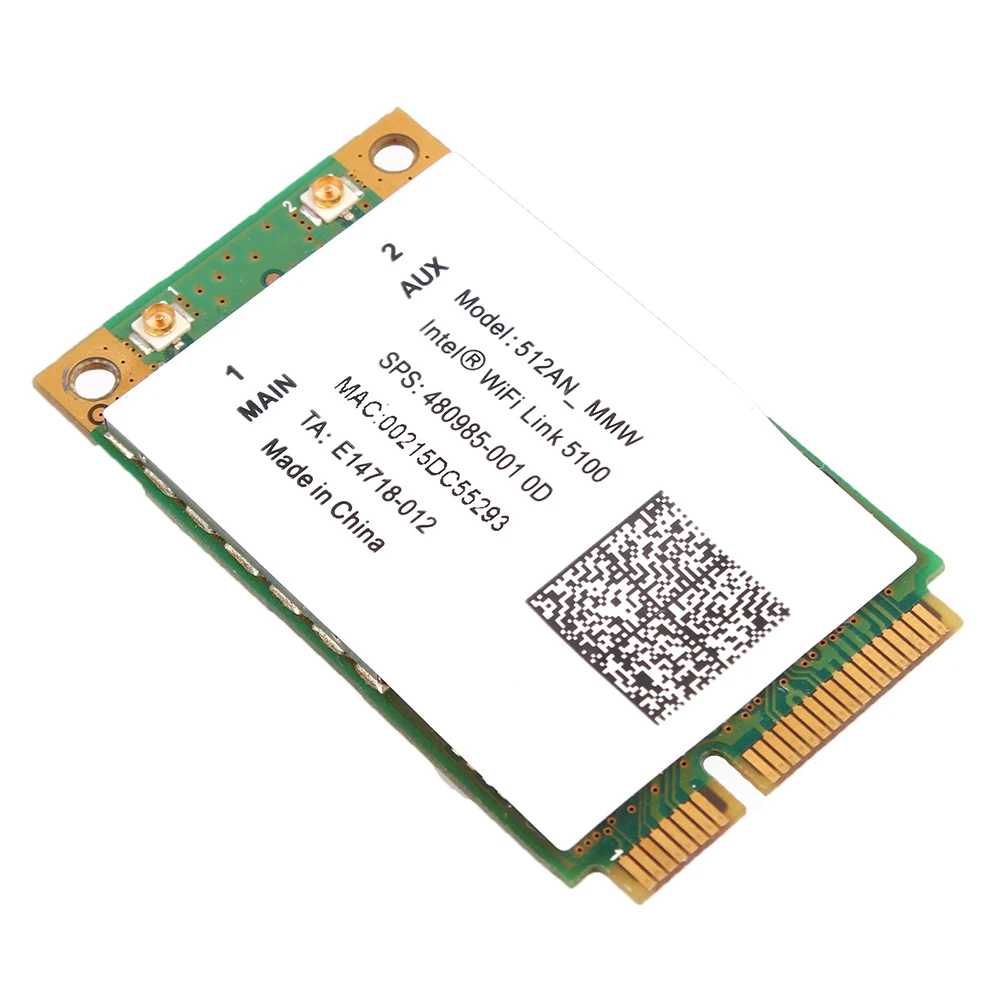 Беспроводная карта адаптера для ноутбука HP 512AN MMW 5100 WLAN Wi Fi 480985 001|Сетевые карты| |