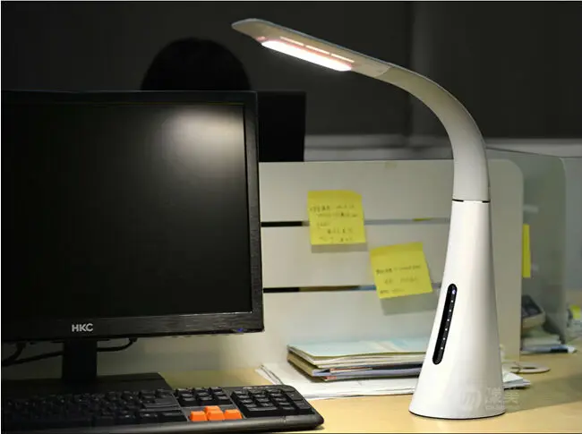 [Seven Neon]8sets fashion Portable 7W 30LM COB LED table lamp with flexible arm and sliding touch dimmer led desk | Лампы и освещение