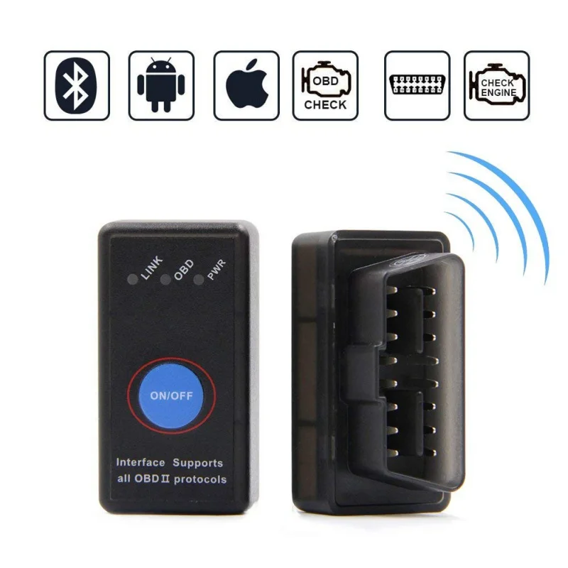 OBD2 сканер Bluetooth 4 0 OBD 2 ii считыватель iOS диагностический инструмент для