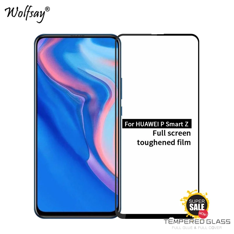 Protector de pantalla de vidrio templado para Huawei P Smart Z, pel&iacute;cula de tel&eacute;fono Huawei P Smart Z, 2 uds.-0