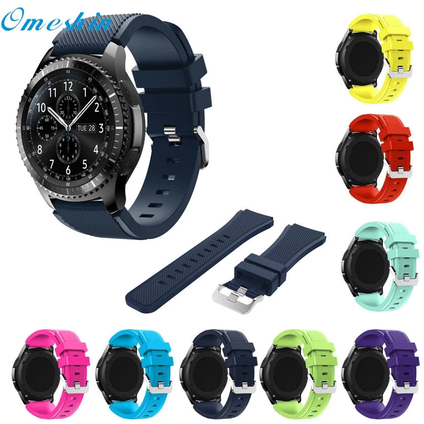 OMESHIN Factory Price New Fashion Sports Silicone Bracelet Strap Band For Samsung Gear S3 Frontier Dec16 Drop Shipping|bracelet samsung gear|samsung