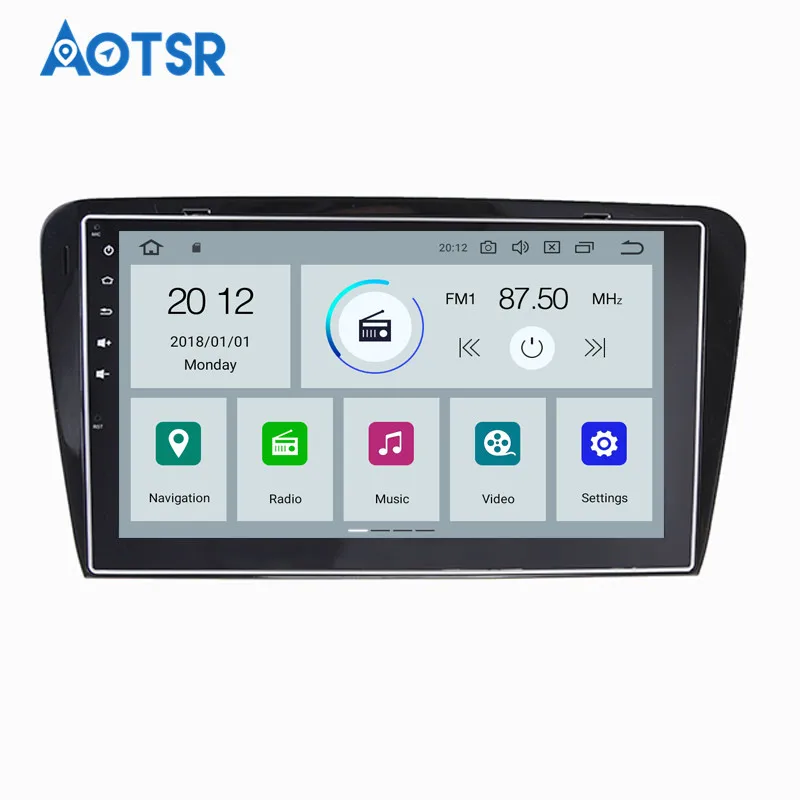 Автомагнитола 2 din Android 9 0 4 + 32 ГБ мультимедийный проигрыватель без DVD плеера для Skoda