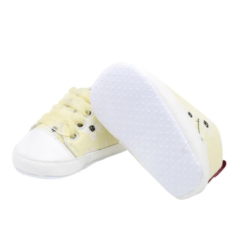 

Baby Spring Autumn Plum Blossom Print Shoes for Girls Kids Soft Sole First Walkers Casual Canvas Shoes