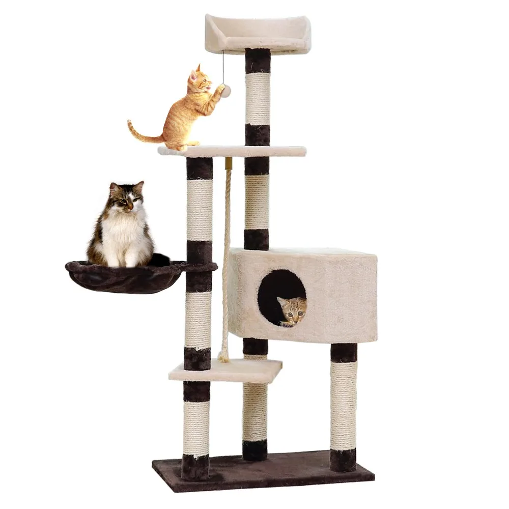 Домашняя H110cm кошка игрушка котенок домик Когтеточка дерево для скалолазания кошка дерево домашнее животное кошка роскошный прыгающий каркас мебель