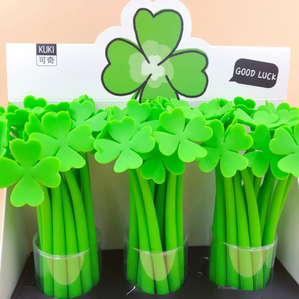 48 шт./лот креативные силиконовые Канцтовары lucky grass в Корейском стиле