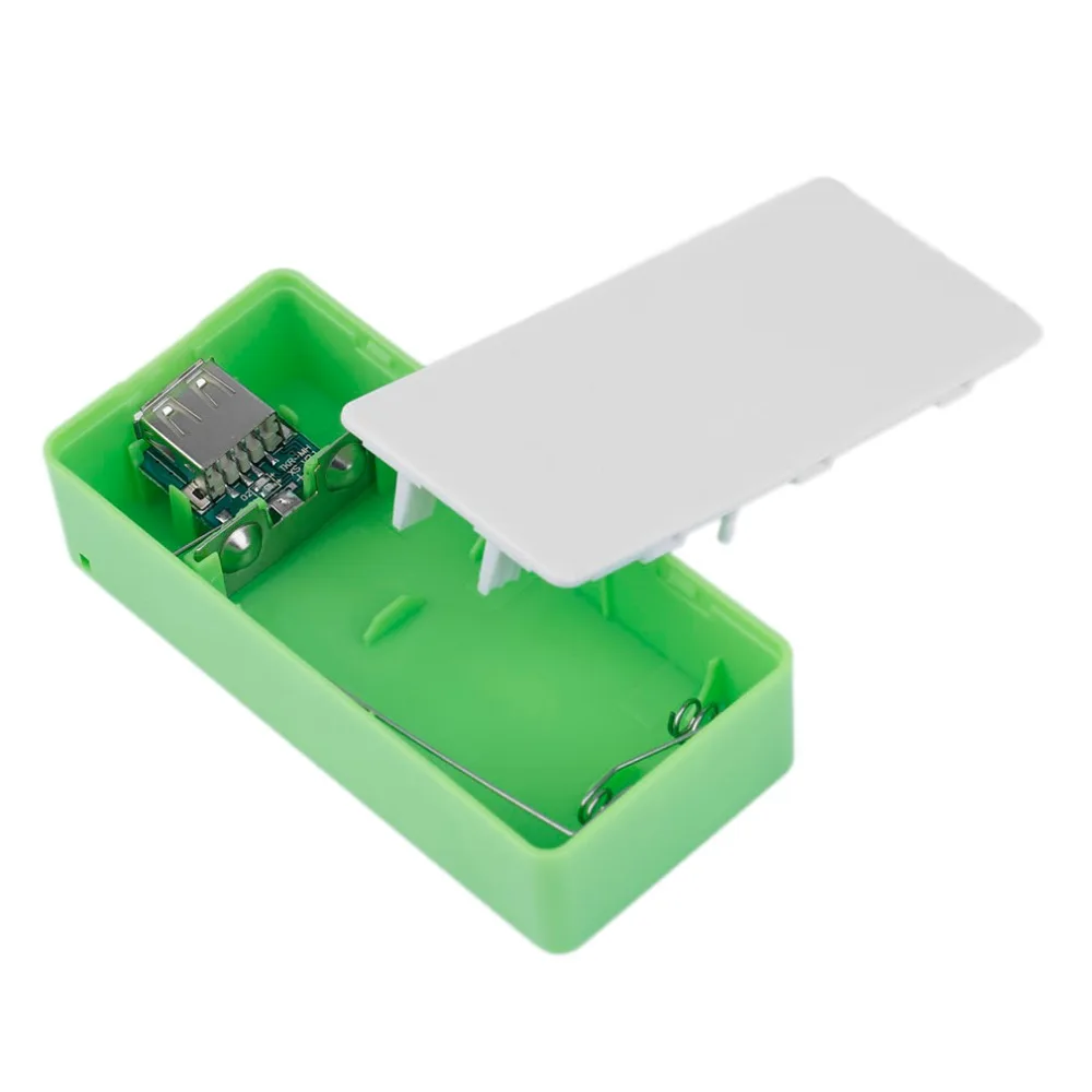 5600 мАч 2*18650 USB портативный внешний аккумулятор зарядное устройство чехол коробка