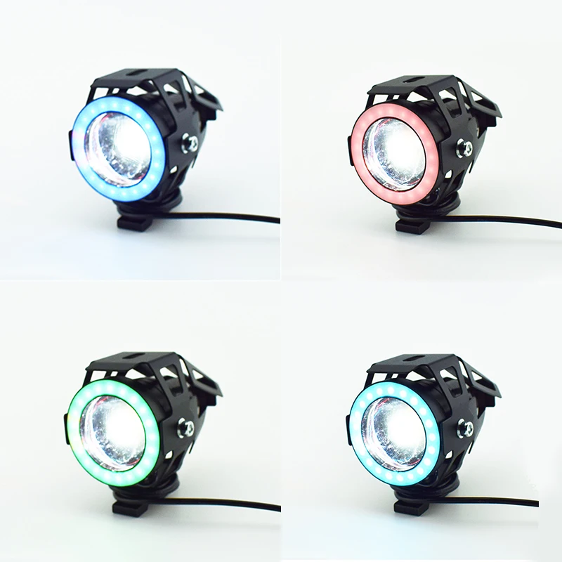 Фары для мотоцикла 12V 125W Прожекторы Противотуманные фары рабочие точечные
