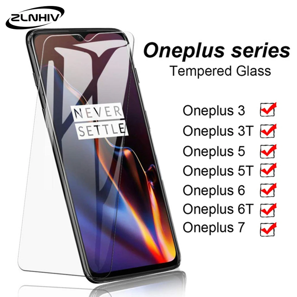 Закаленное стекло zlnвич для oneplus 7 pro 6 6T 5 5T 3 3T защита экрана телефона защитная