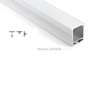20 x 1m setslot anodized silver aluminium profile led strip and u style led alu channel housing for wall ceiling lamps
