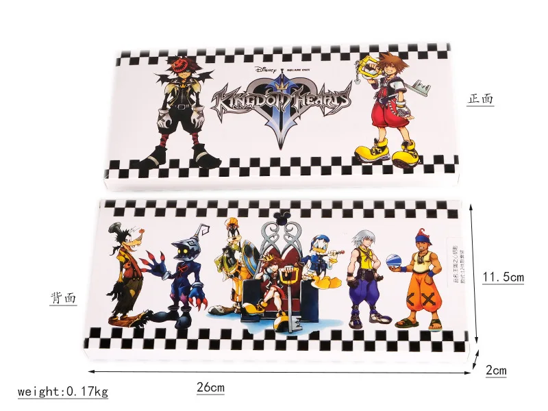 Kingdom Hearts II ключ ожерелье «Лезвие» кулон брелок Книги об оружии 12 шт./компл. 2 стиля Косплэй аксессуары реквизит Collectilbes подарок