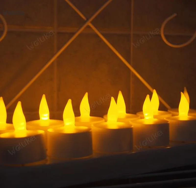 Simulation Charging candle Lamp evening wedding birthday Proposal Tea Room led electronic CD50 W02 | Лампы и освещение