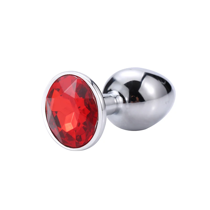 Bosly Stainless Steel Butt Plug Metal Anal Beads With Crystal Jewelry Adult Sex Toys For Men Woman Gay | Красота и здоровье
