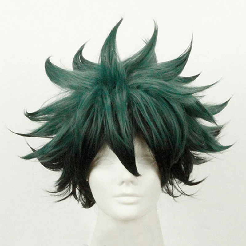 Мой Boku no Hero Academy izku Midoriya короткий зеленый черный термостойкий косплей костюм парик