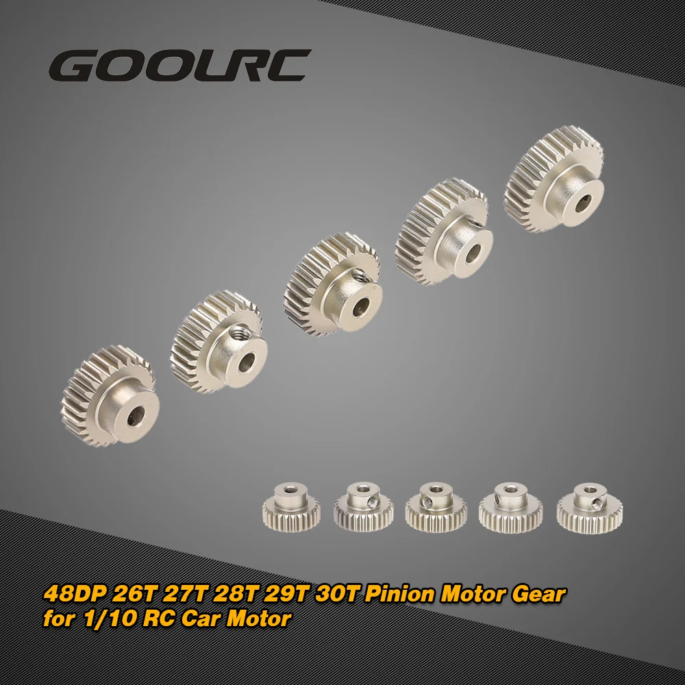 GoolRC 48DP 26T 27T 28T 29T 30T Шестеренчатый двигатель комбинированный комплект для 1/10 RC