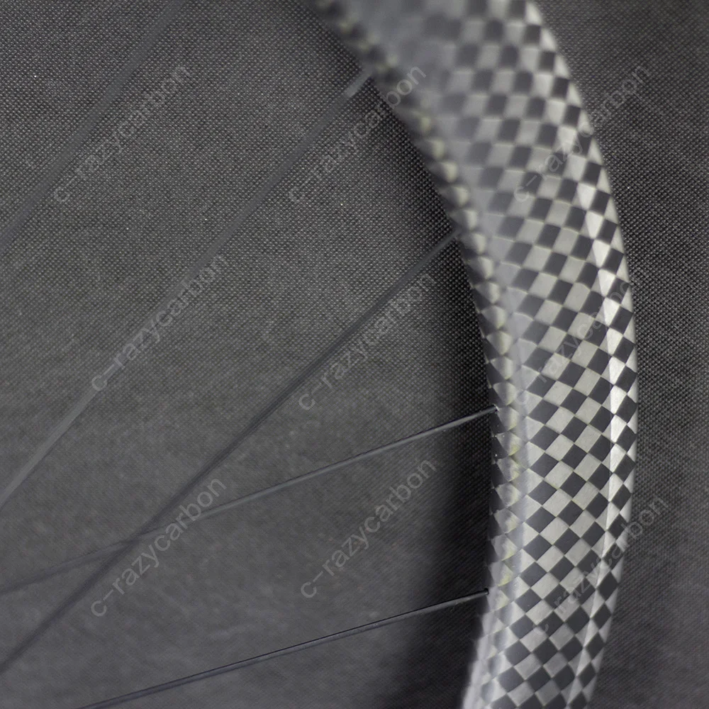 Wholesale Front 50 and Rear 60 Carbon 12k Wheelset Clincher Full carbon Super Light 700c Road Bike | Спорт и развлечения