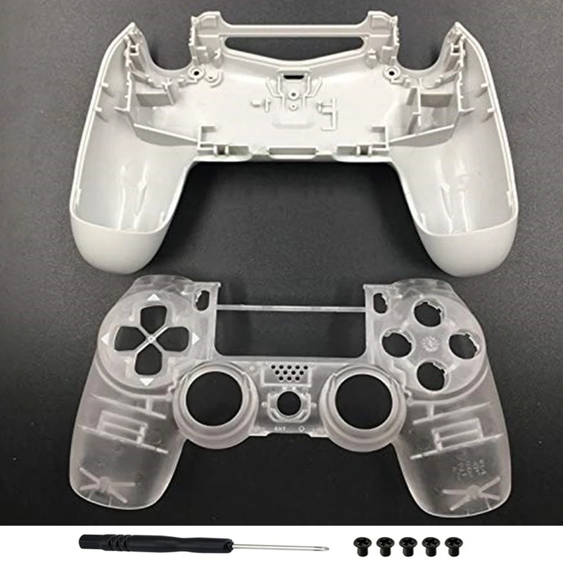 Прозрачный чехол для корпуса Playstation 4 Pro PS4 Slim Controller 0 JDS-040 Version 2 Gen 2th | Электроника