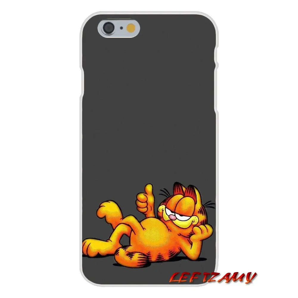 cartoon Garfield Slim Silicone phone Case For Samsung Galaxy S3 S4 S5 MINI S6 S7 edge S8 S9 Plus Note 2 3 4 5 8 | Мобильные телефоны