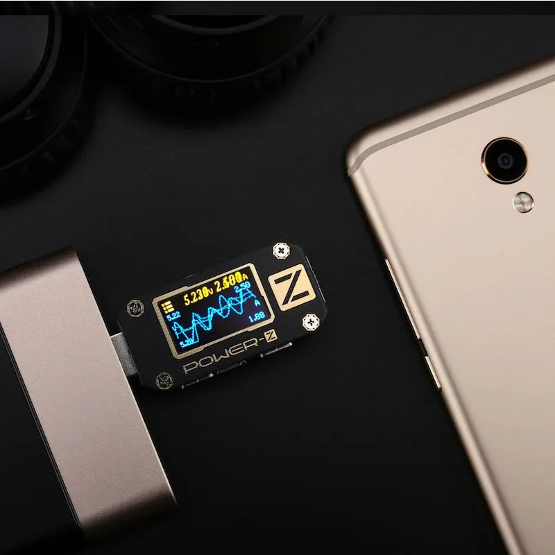 

USB PD3.0 QC4.0 Tester Voltage Current Ripple Dual Type-C Meter Tools HVR88