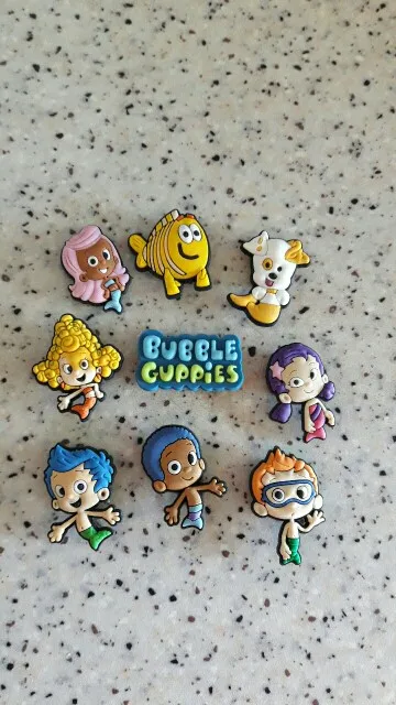 8 шт. Kawaii Bubble Guppies Мультяшные магниты на холодильник ПВХ магнитная наклейка магниты на холодильник украшение дома детская игрушка подарок