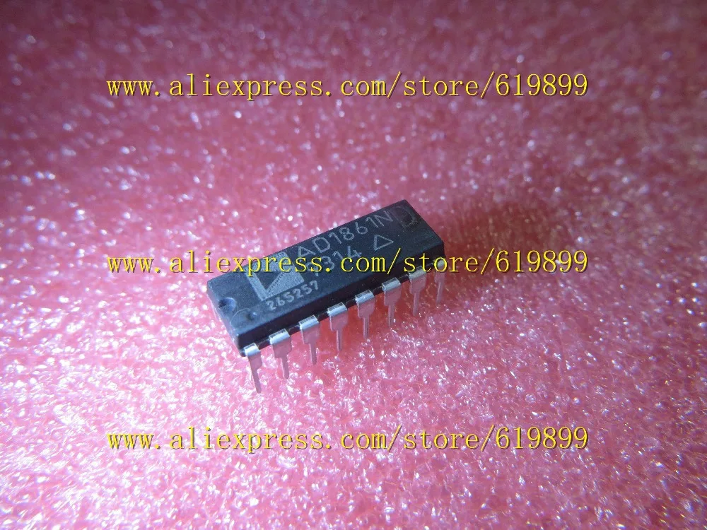 10 шт./лот AD1861N AD1861 AD DIP16 Бесплатная доставка|Соединители| |
