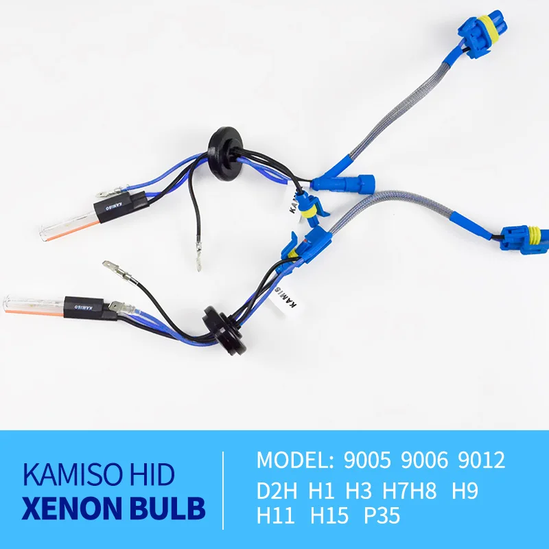 KAMISO 5800K 12V 35W H1 H3 H7 H11 9005 9006 9012 D2H H15 HC21/P35 модели ксеноновых ламп водонепроницаемые