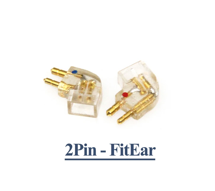 2Pin-FitEar Linsoul разъем для наушников Адаптер MMCX 0,78 мм 2Pin для QDC SONY IE80 W4R JH IM FitEar TF10 A2DC - Цвет: 2Pin-FitEar
