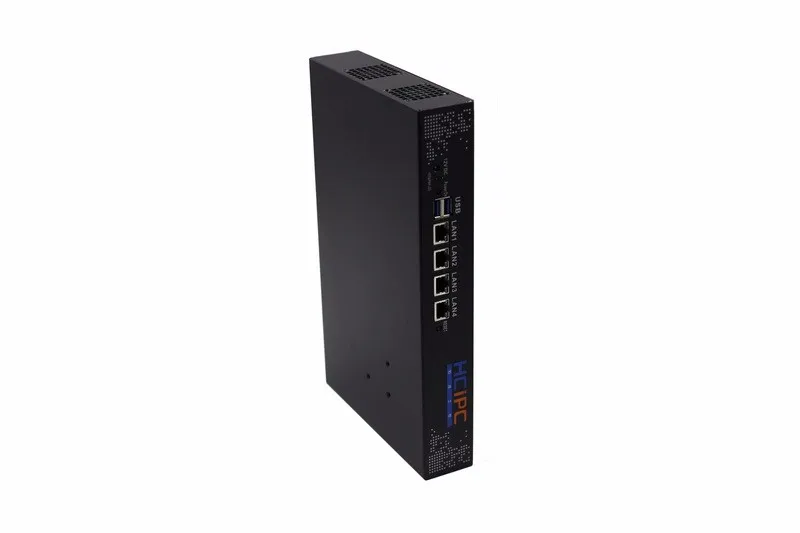HCiPC B201-M12 HCL-SJ1900-4LA, BayTrail 82583V 4LAN мини брандмауэр Barebone, 4LAN мини маршрутизатор, мини ПК, 4LAN материнская плата