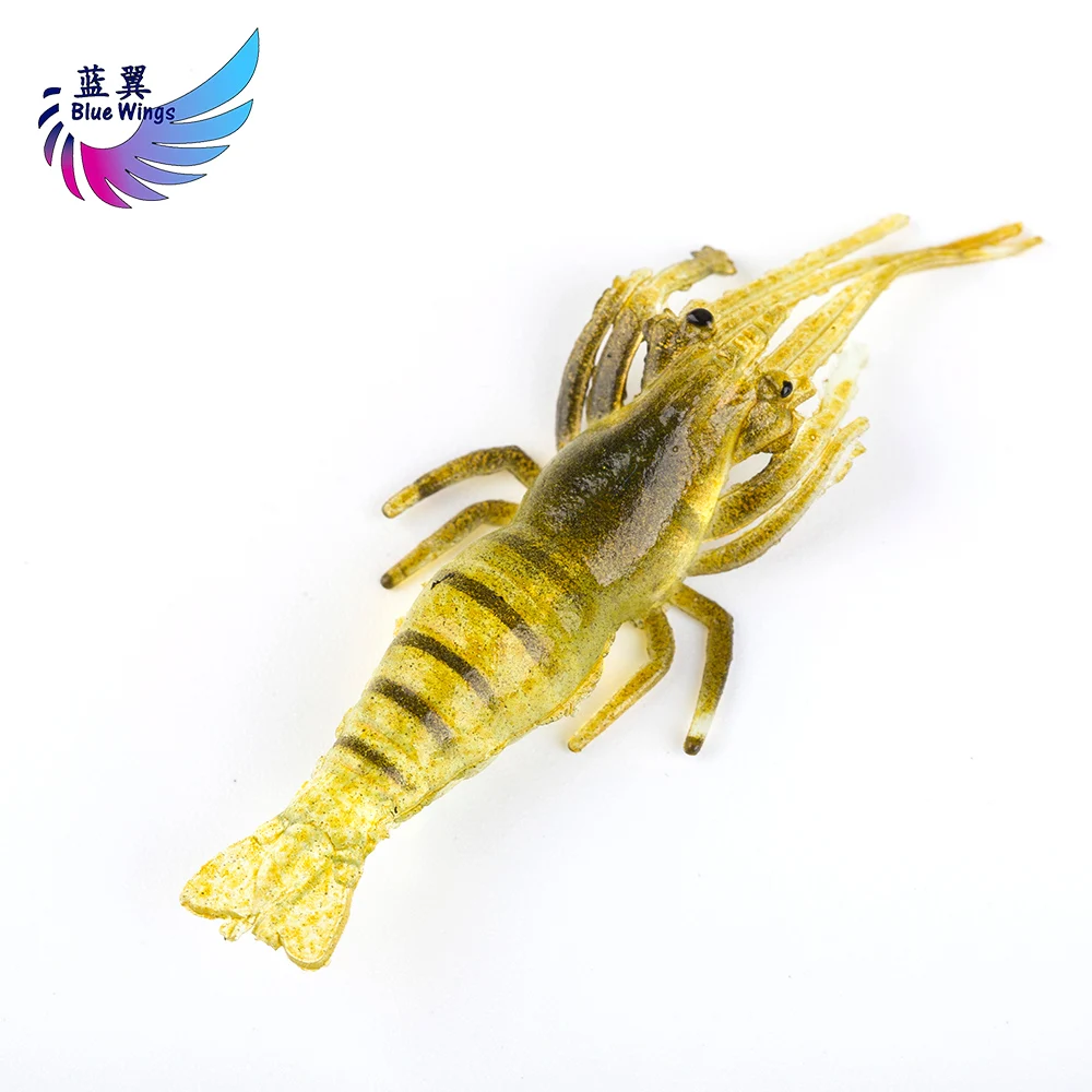 

12pcs/set 4cm Soft Shrimp Fishing Lure Artificial Bait Silicone Lure Lifelike Prawn Squid Fishing Tackle Accessories