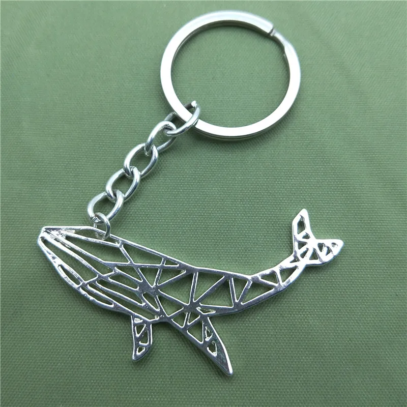 New Whale Key Chains Fashion Geometric Jewellery Car Keychain Bag Keyring For Women Men | Украшения и аксессуары