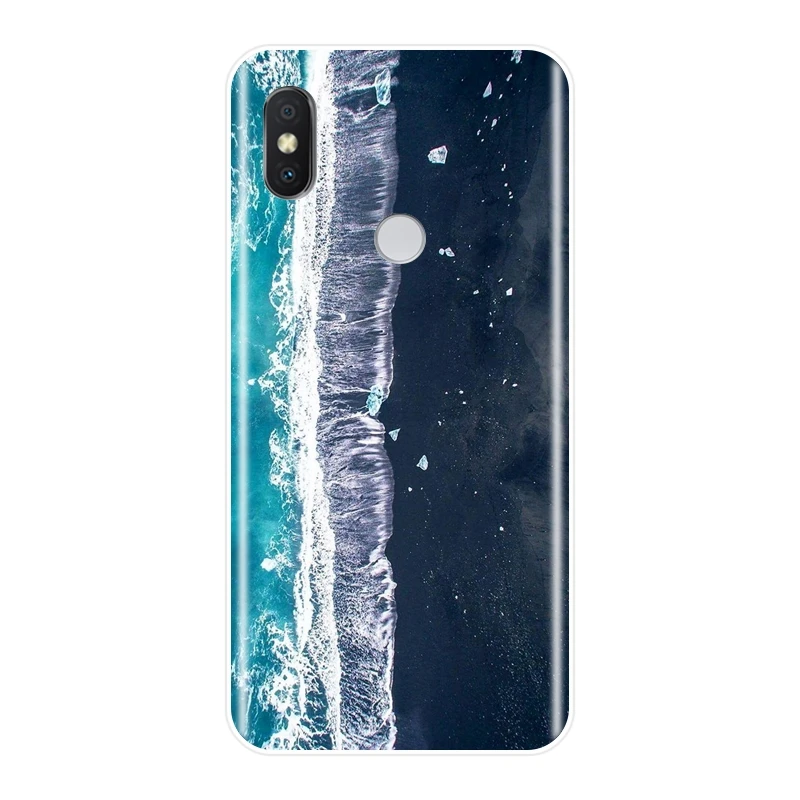 Чехол для телефона Pocophone F1 Xiaomi Redmi Note 4 4X 5 5A 6 Pro Prime Beach Sea силиконовый мягкий чехол S2