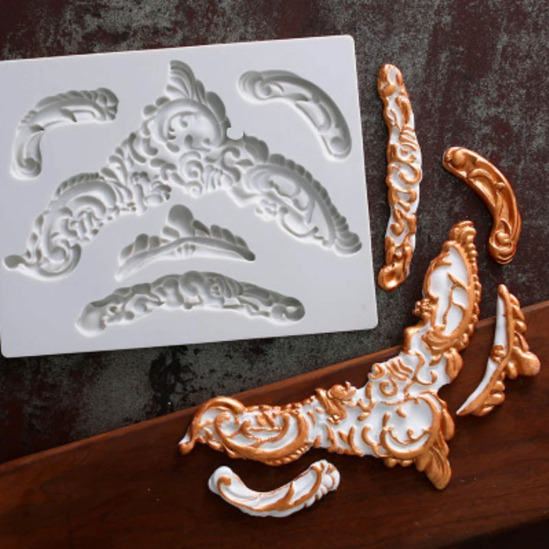 

Силиконовая форма с узором, форма для мастики, инструменты для украшения тортов, Искусственная елка, кухонные гаджеты