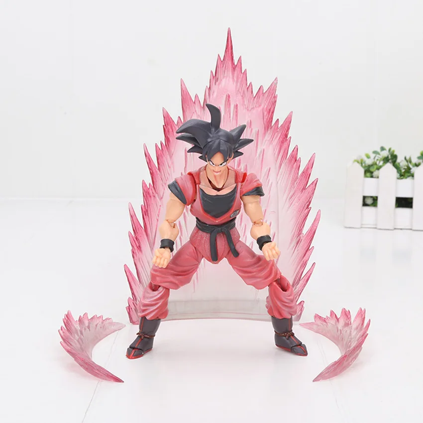 16 см аниме Dragon Ball Z Fukkatsu F Супер Saiyan Бог SS vegeta стволы Гоку Драконий жемчуг фигурка игрушка подарок - Цвет: pink goku